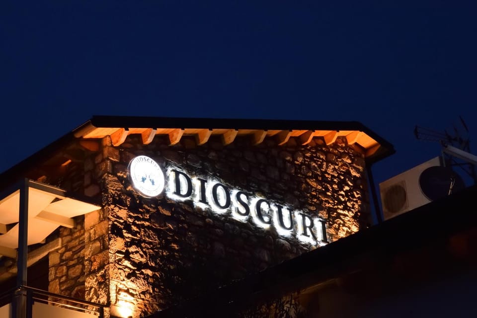 Night, Property logo or sign, Text overlay