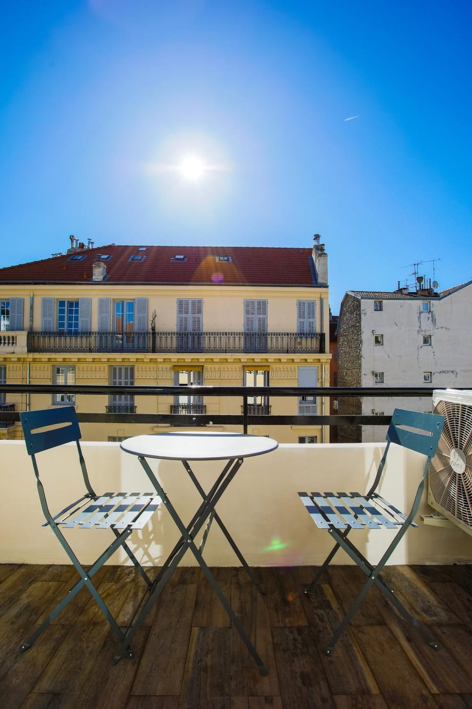 Patio, City view