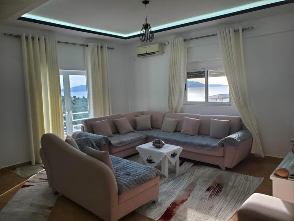 Living room, air conditioner