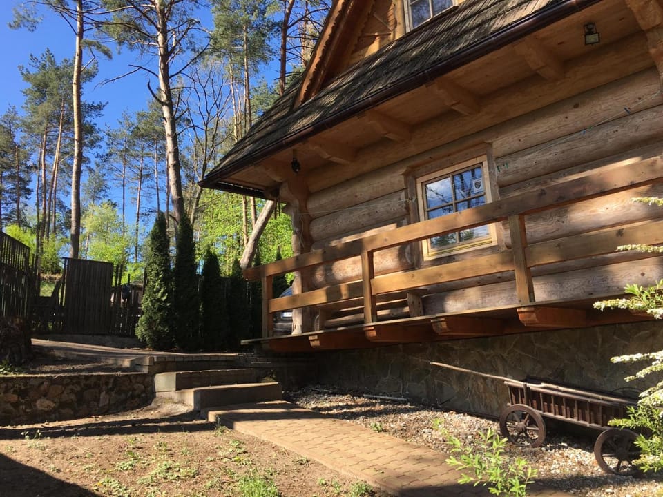 Domek z bali Tryszczyn nad Brdą Nature lodge in Greater Poland Voivodeship