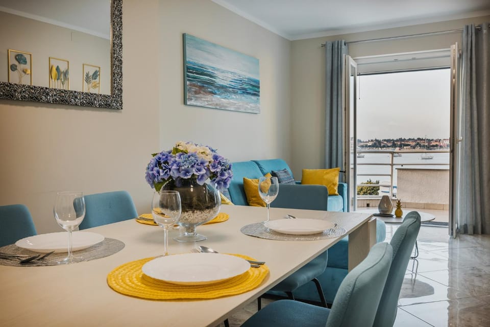 Living room, Seating area, Sea view