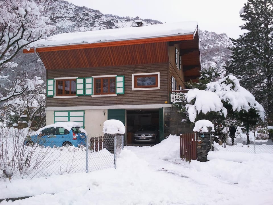 Winter, Garden view