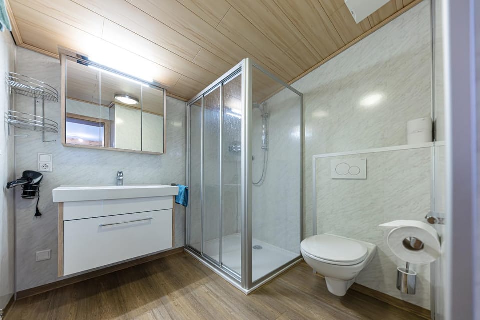 Shower, Toilet, Bathroom, towels