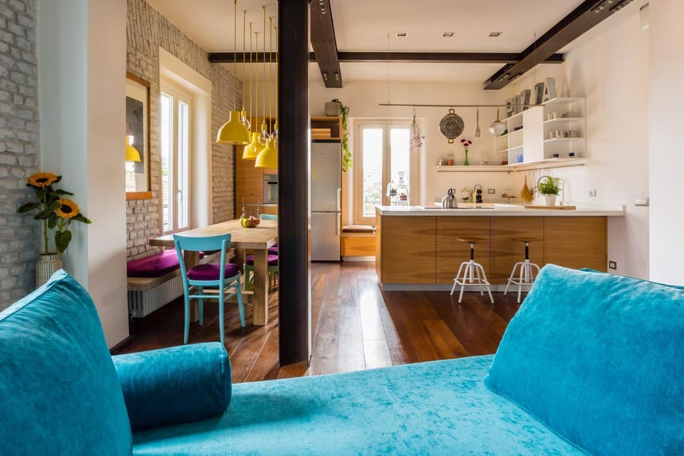 Stellar Design 2BR Loft next to Navigli & Duomo Apartment in Milan