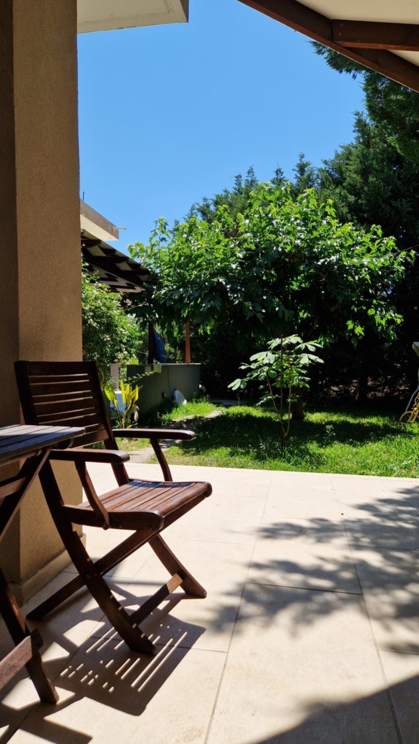 Patio, Spring, Day, Garden, Garden view