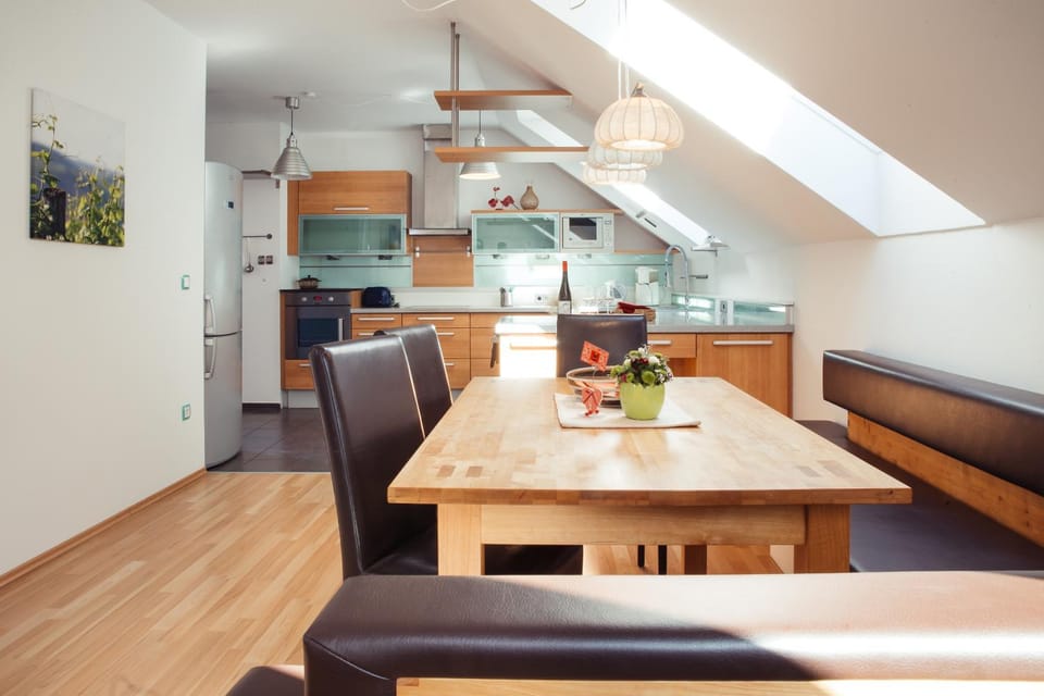 Kitchen or kitchenette, Living room, Dining area