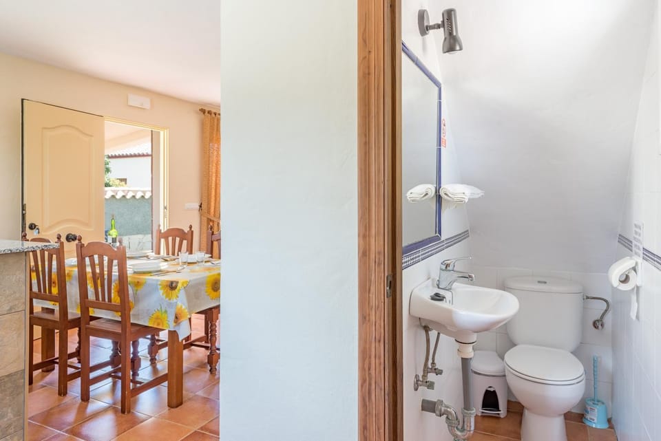 Bathroom, Living room