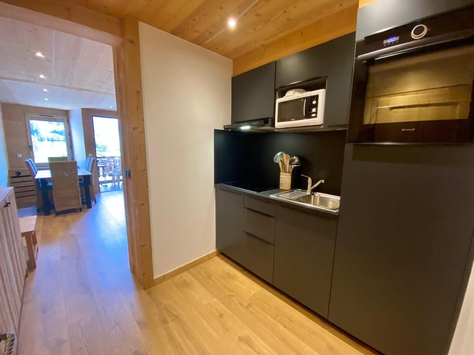 Appartement Rénové 8 Pers Centre Village La Clusaz, Balcon Sud, Proche Commerces et Pistes Apartment in La Clusaz