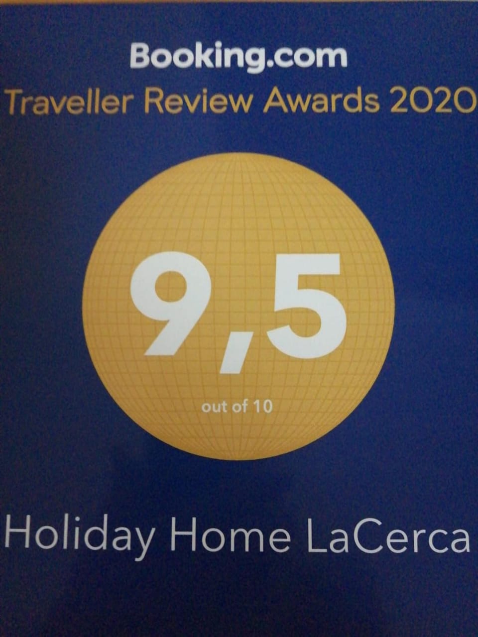 Certificate/Award