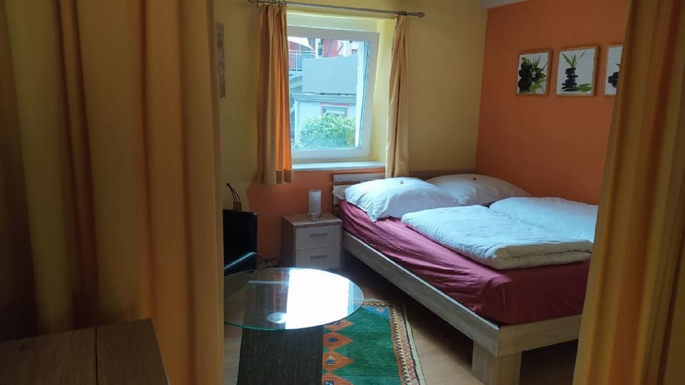 Property building, Living room, Bedroom