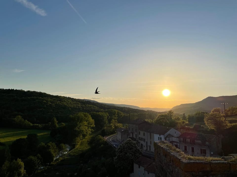 Natural landscape, Sunset