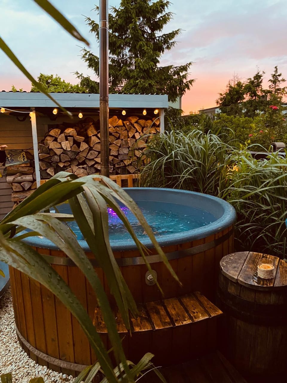 Day, Natural landscape, Garden, Garden view, Pool view