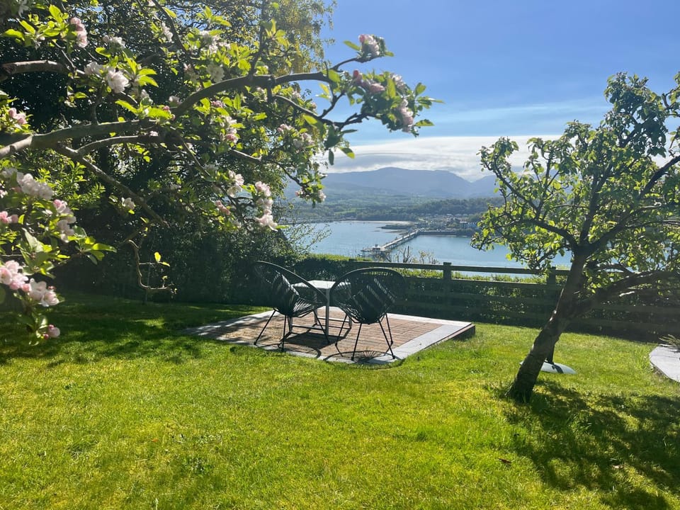 Coed y Berclas cottage, private orchard with stunning sea views House in Wales