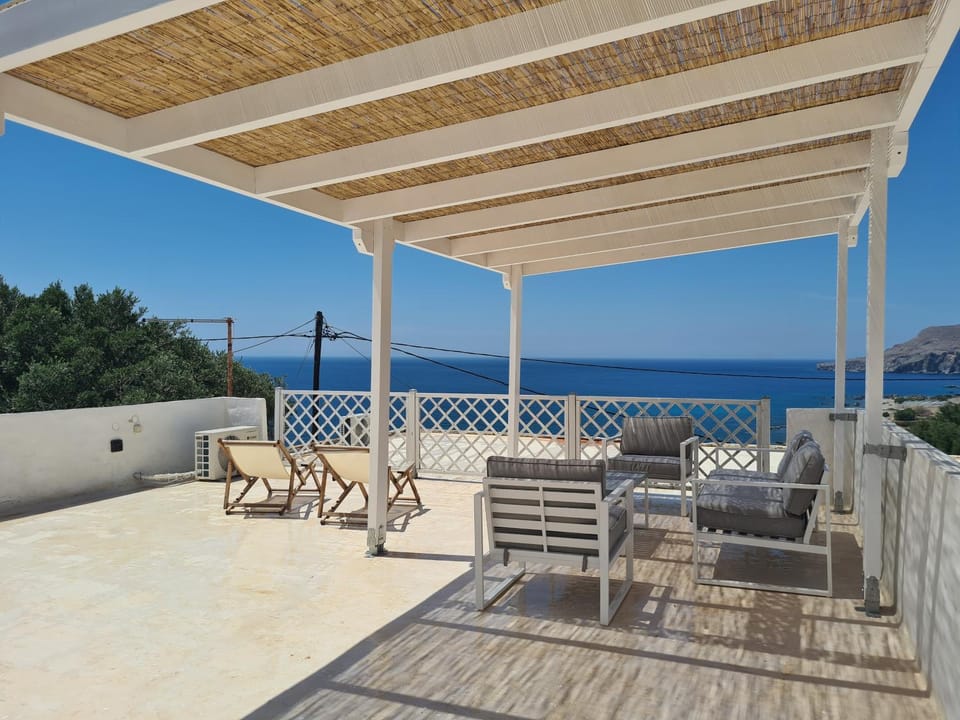 Patio, Day, Natural landscape, Sea view