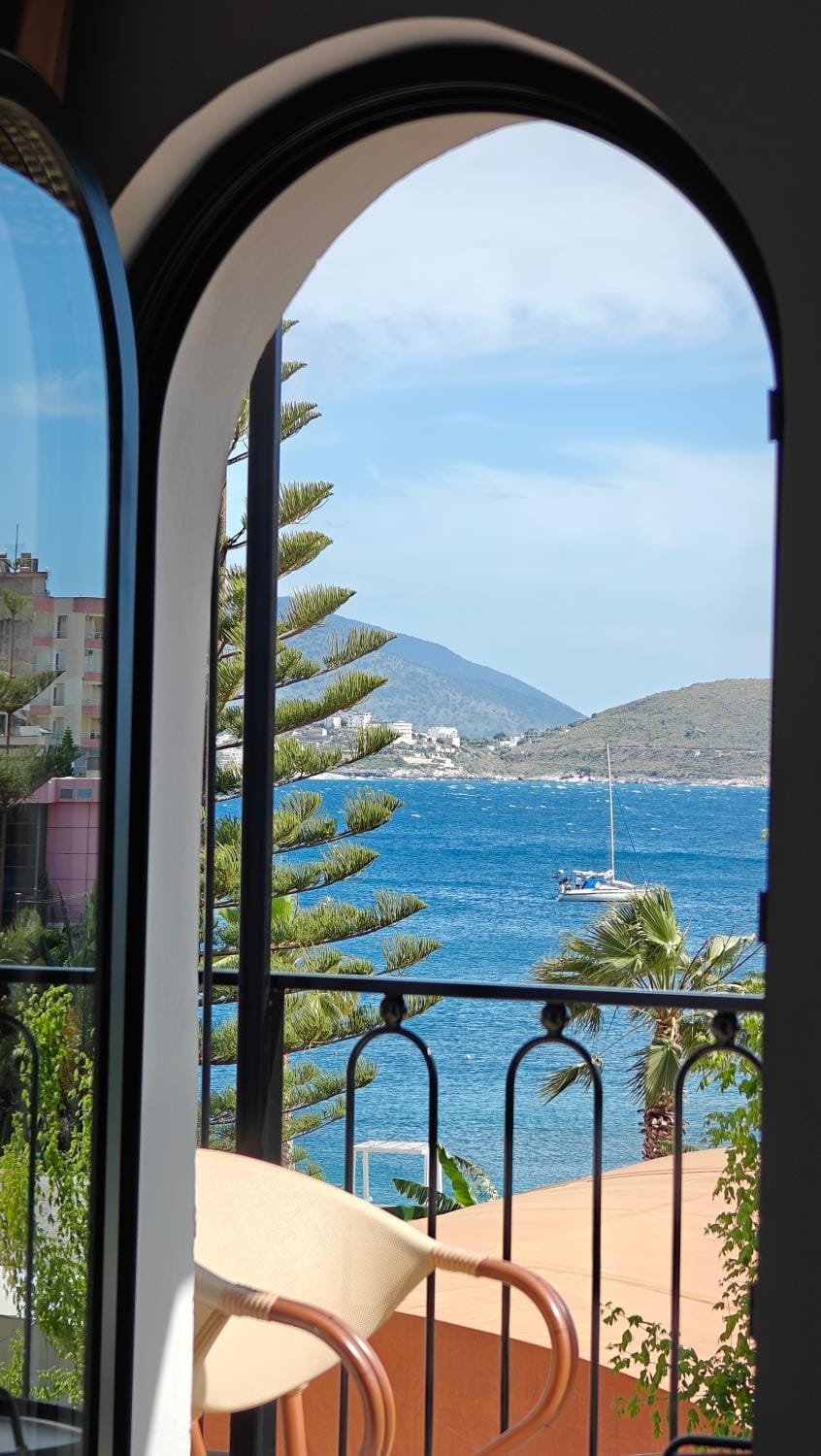 View (from property/room), Balcony/Terrace, Sea view