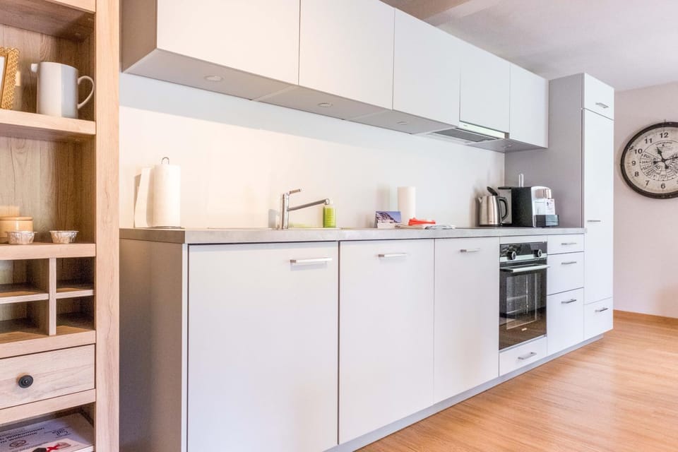 Kitchen or kitchenette, dishwasher