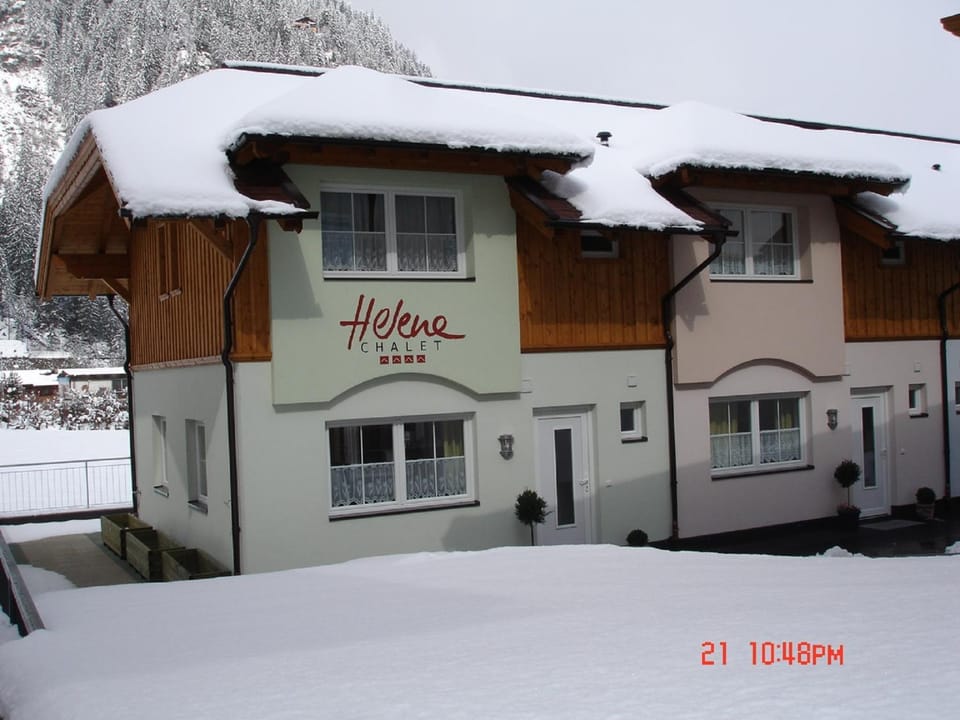 Property building, Day, Winter, Text overlay