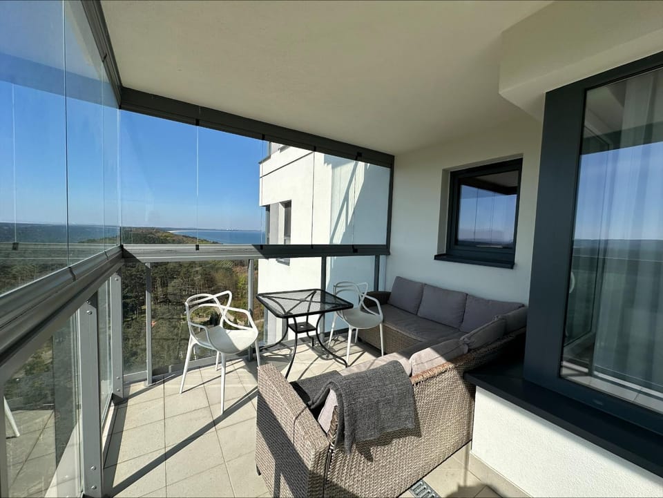 Natural landscape, View (from property/room), Balcony/Terrace, Sea view