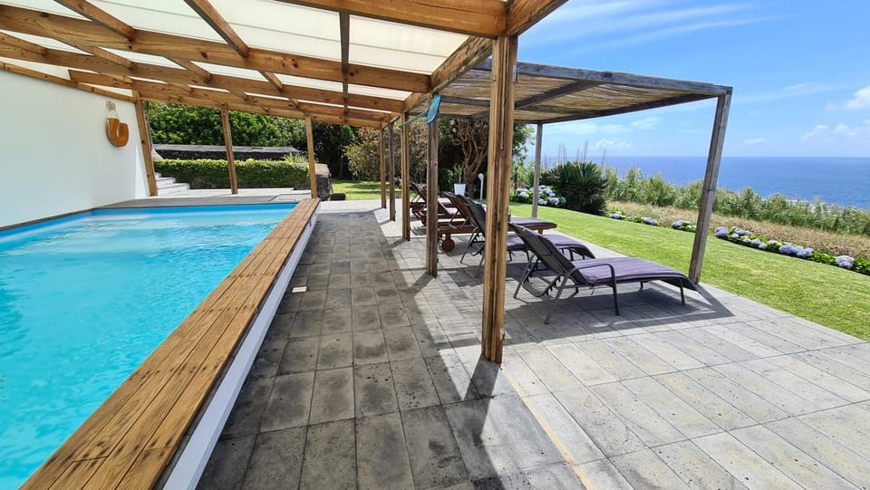 Patio, Pool view, Sea view, Swimming pool, Sunrise, Sunset