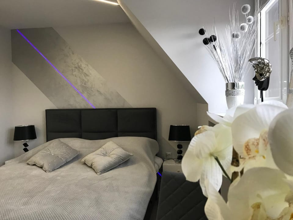 Bed, Photo of the whole room, Bedroom, Landmark view, Family