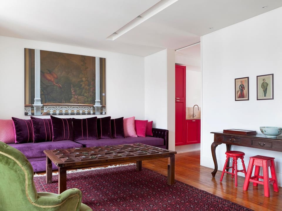 Balcony/Terrace, Kitchen or kitchenette, Living room, Seating area, air conditioner