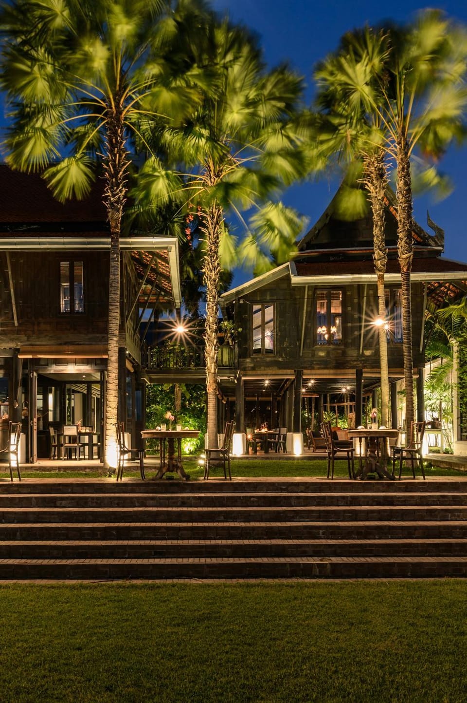Property building, Night, Dining area