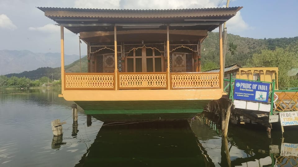 Houseboat Pride of India Docked boat in India
