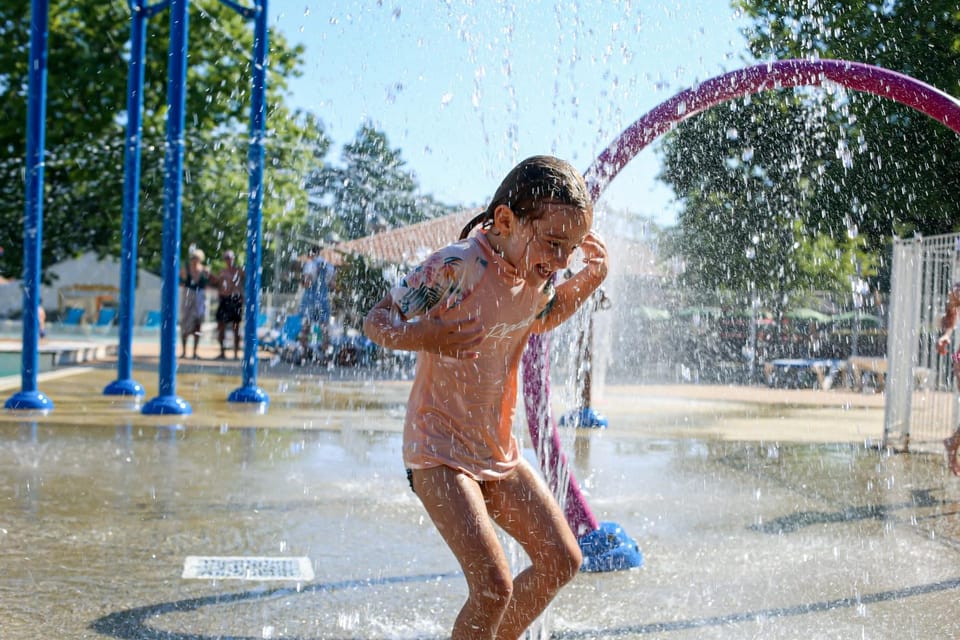 Aqua park, Swimming pool, children