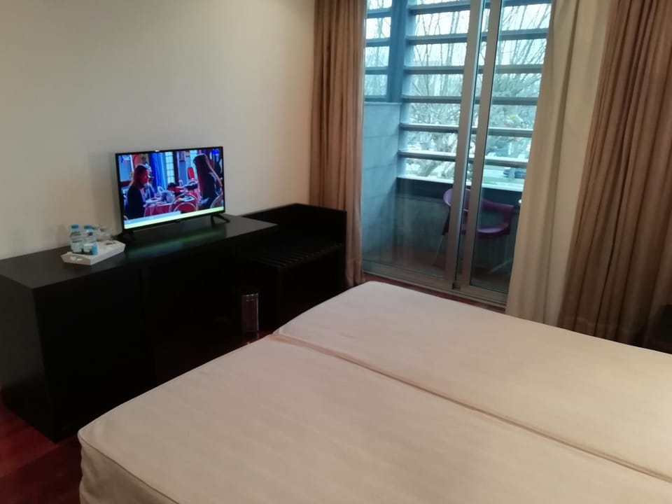 Bed, TV and multimedia, Balcony/Terrace, Bedroom