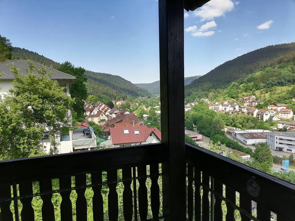 View (from property/room), Balcony/Terrace, City view, Mountain view