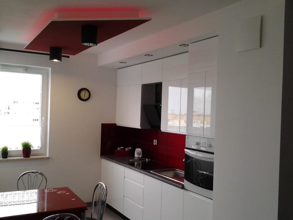 Kitchen or kitchenette, Dining area, stove