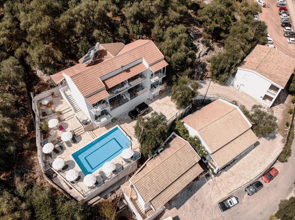 The Durrell White House Villa in Corfu, Greece