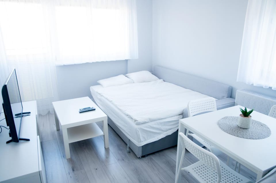 Bed, TV and multimedia, Photo of the whole room