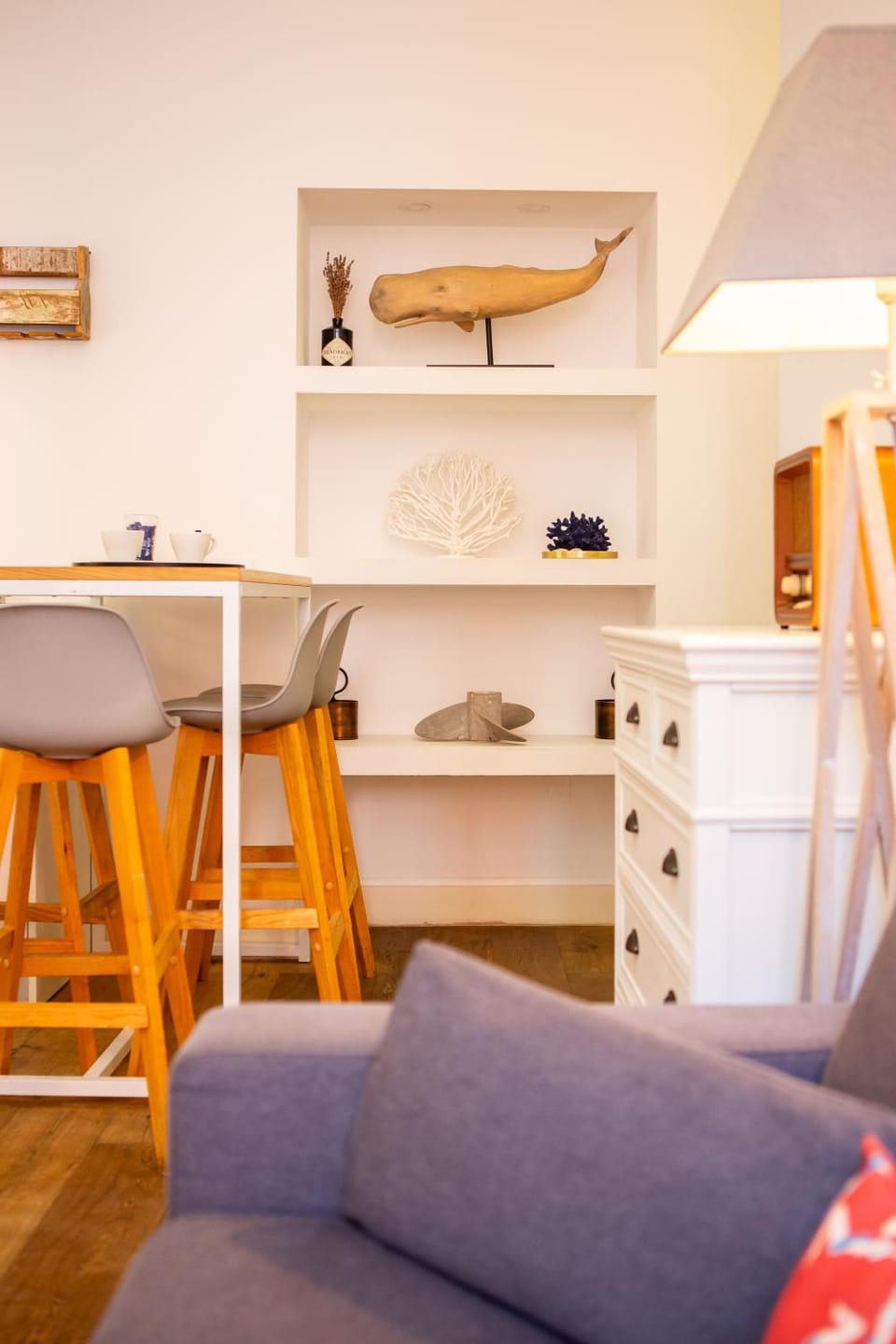 Kitchen or kitchenette, Living room