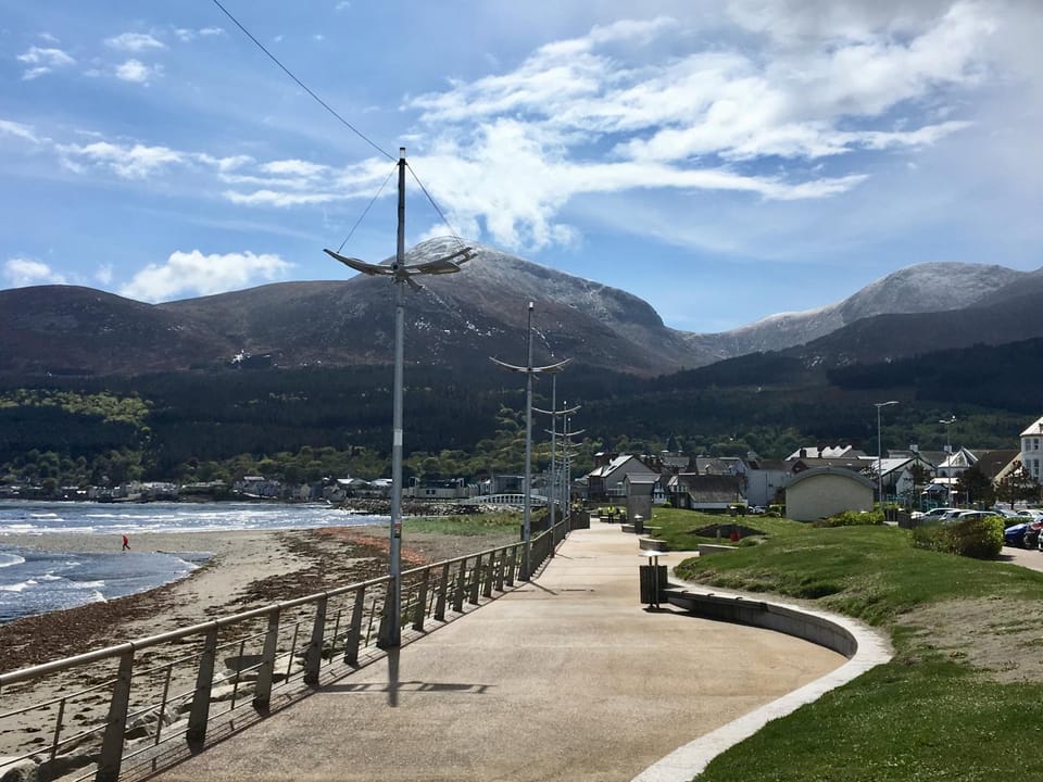 Natural landscape, Beach, Hiking, Mountain view