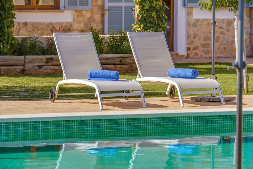 Property building, Living room, Swimming pool