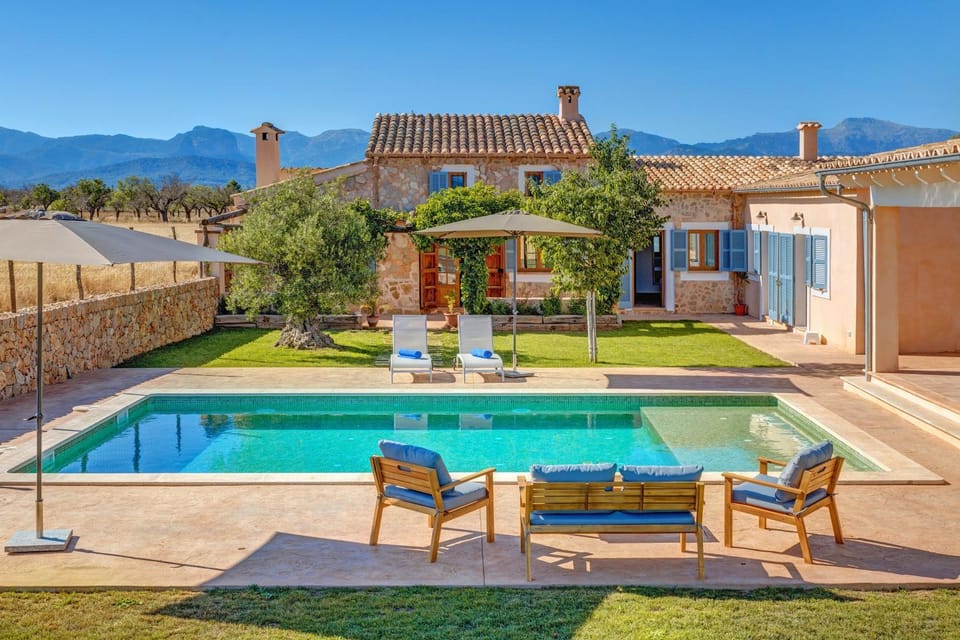Property building, Living room, Swimming pool