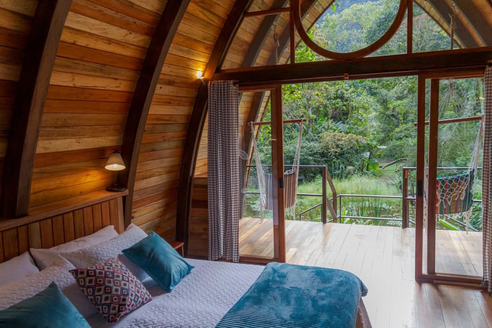 Patio, Bed, Day, Garden, View (from property/room), Balcony/Terrace, Seating area, Bedroom, Garden view