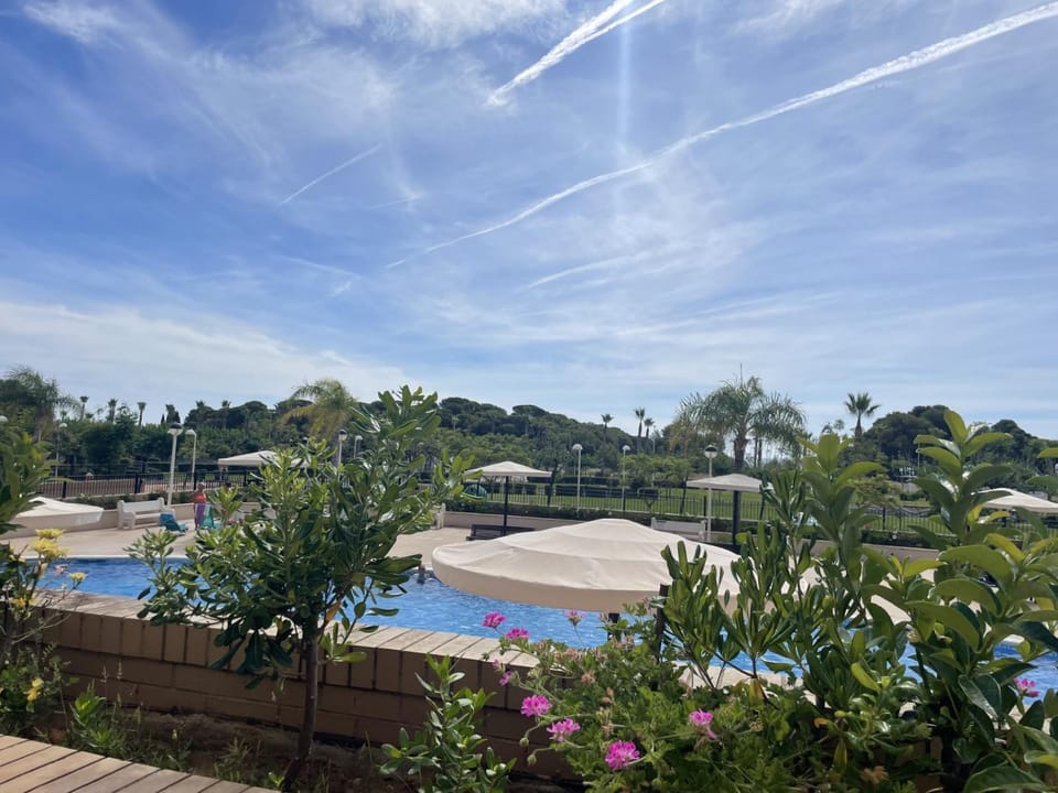 Natural landscape, Pool view, Swimming pool