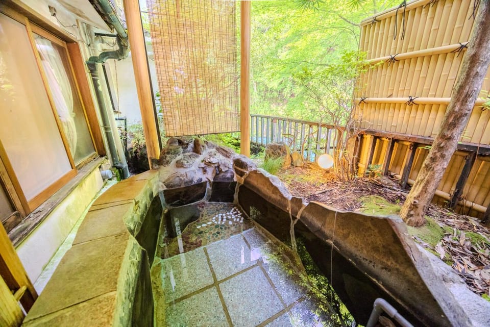 Natural landscape, Hot Spring Bath, Photo of the whole room, River view, Open Air Bath
