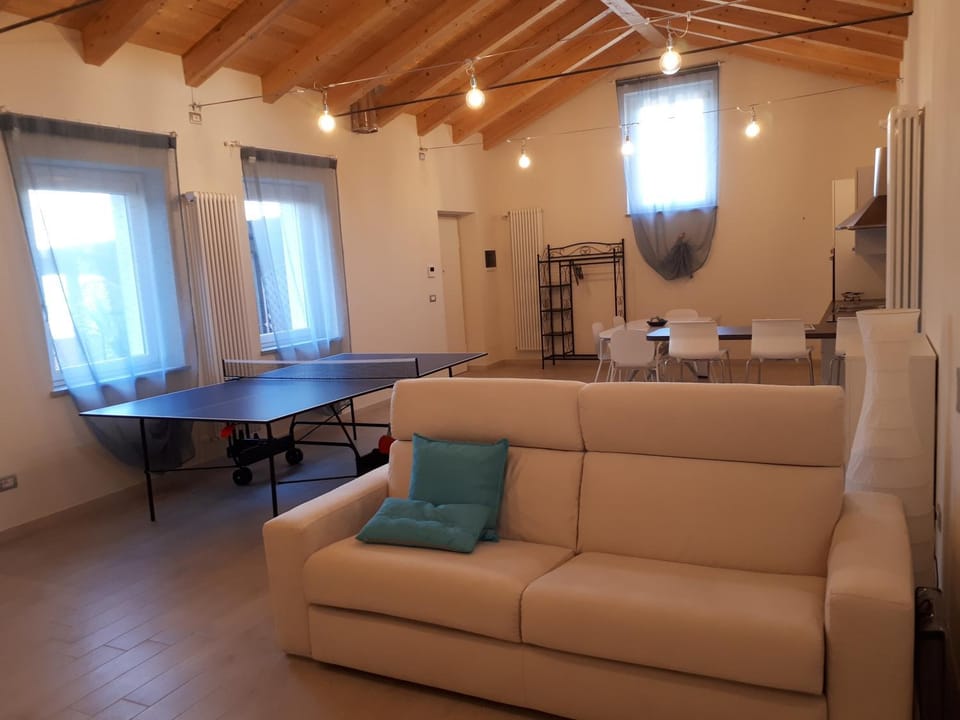 Table tennis, Living room, Seating area, Dining area