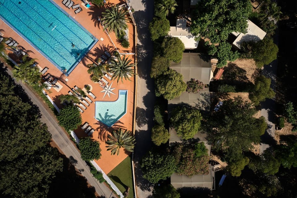 Bird's eye view, Swimming pool