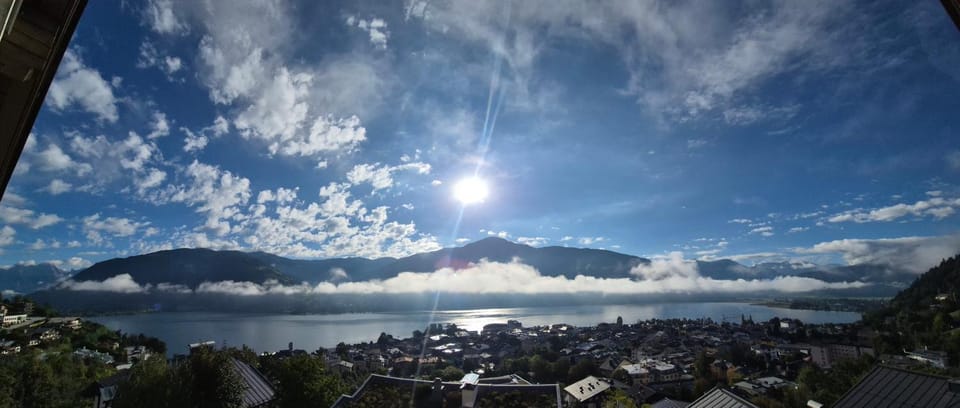 Natural landscape, Lake view, Mountain view