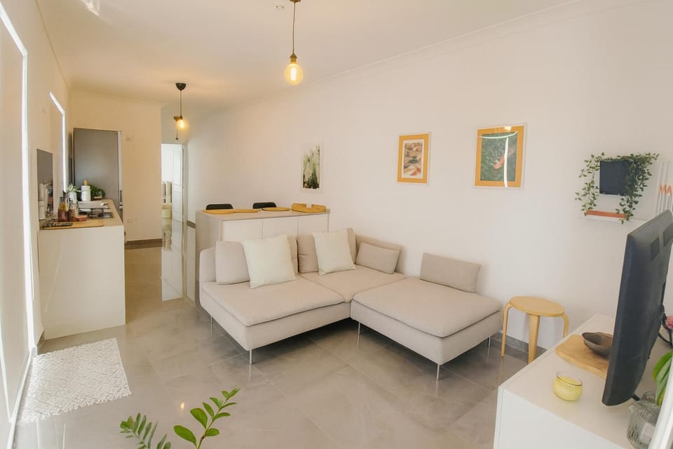 Living room, kitchen
