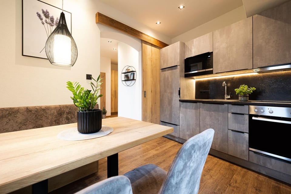 Dining area, wardrobe, kitchen