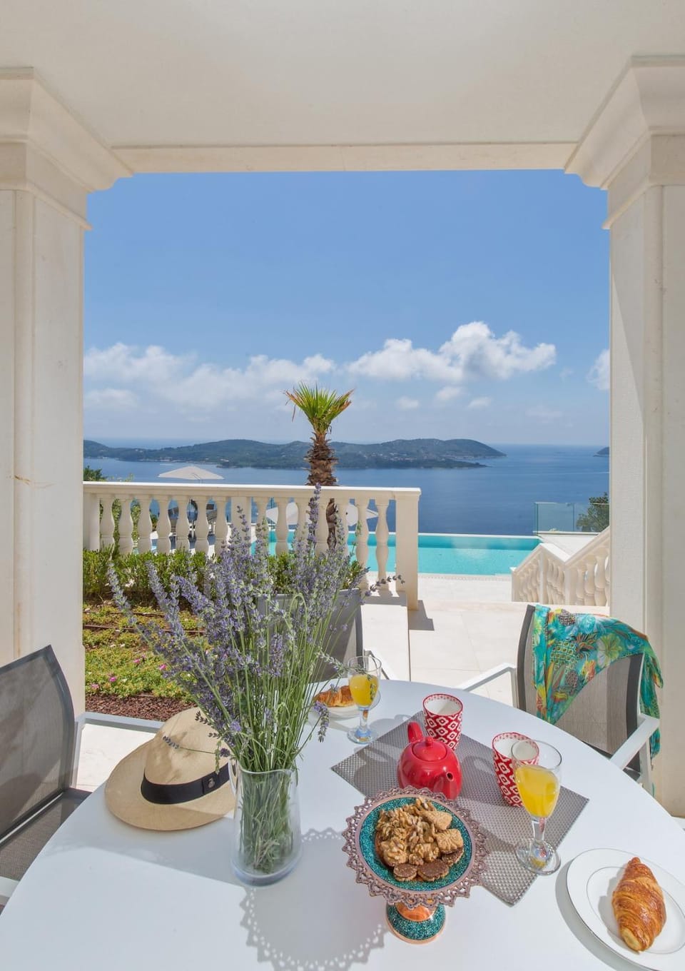 Natural landscape, Dining area, Sea view