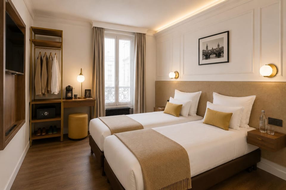 Photo of the whole room, Bedroom