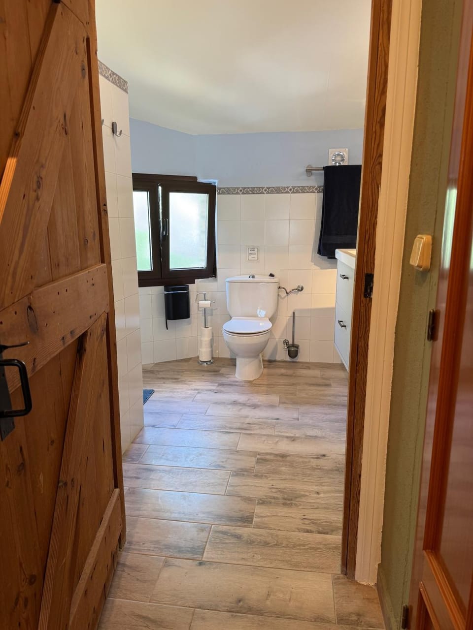 Toilet, Bathroom, towels