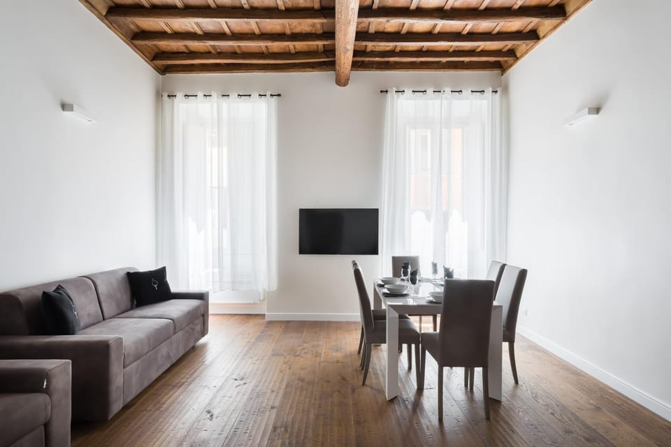 Living room, Seating area, Dining area