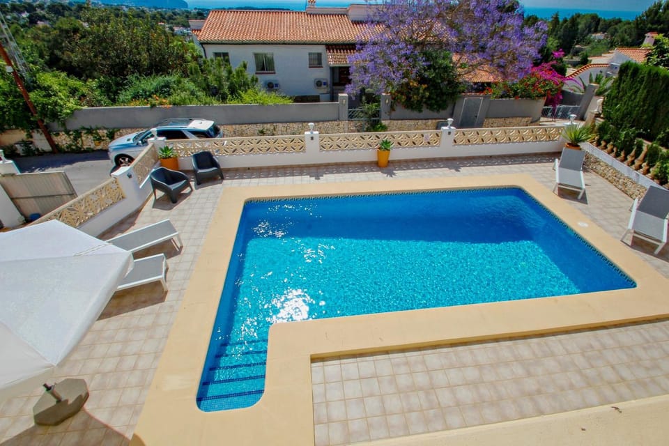 Sol Mar - sea view holiday home with private pool in Benissa Villa in Marina Alta